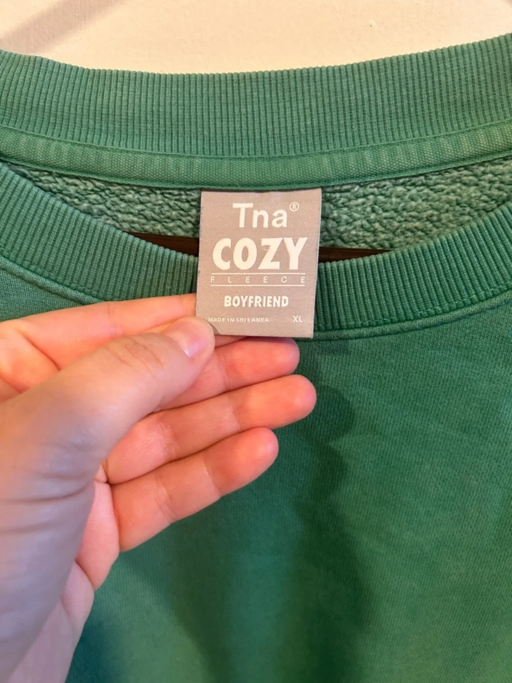 TNA Green Crewneck Sweatshirt XL - Picture 2 of 4